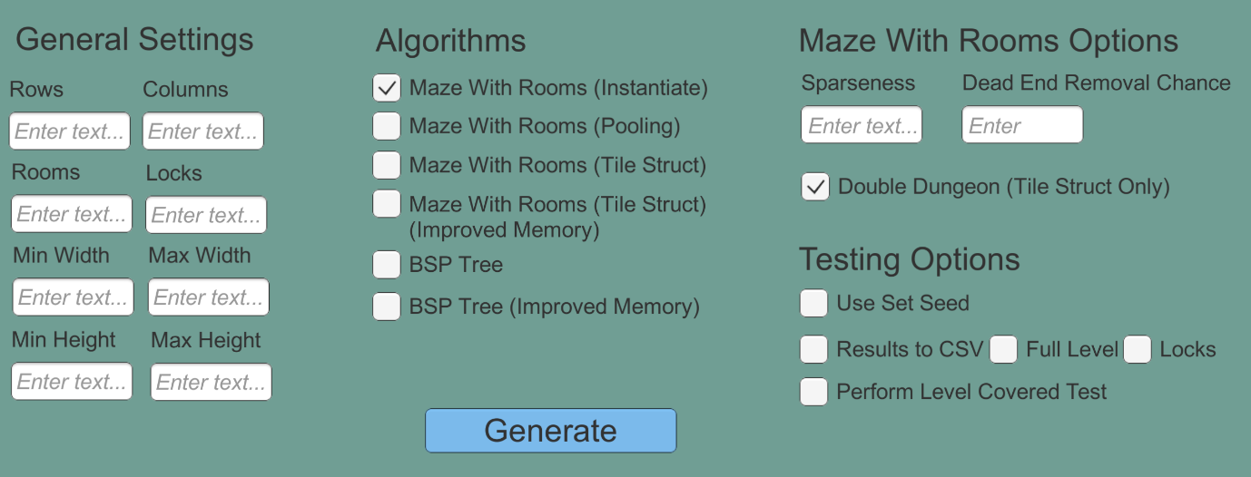 Parameters